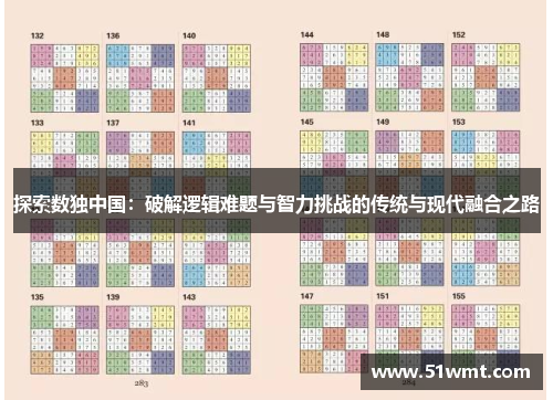 探索数独中国：破解逻辑难题与智力挑战的传统与现代融合之路